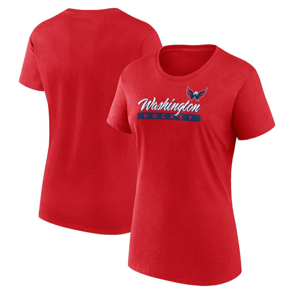 Washington Capitals Fanatics Women's Risk Cotton T-Shirt On Sale