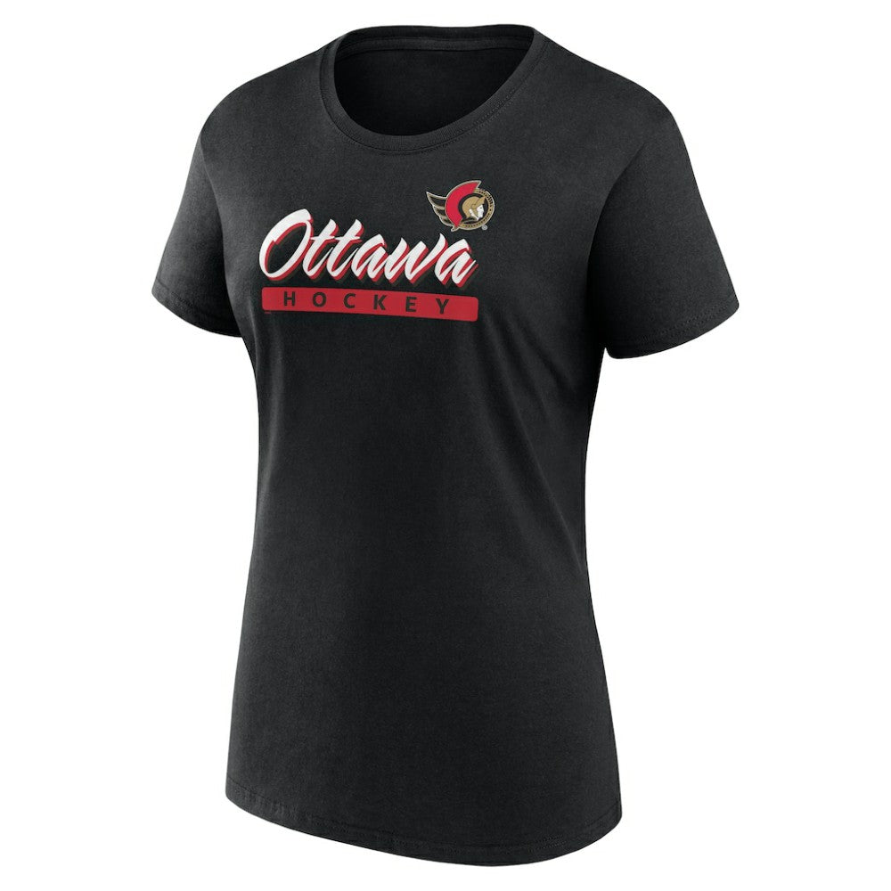 Ottawa Senators Fanatics Women's Risk Cotton T-Shirt On Sale
