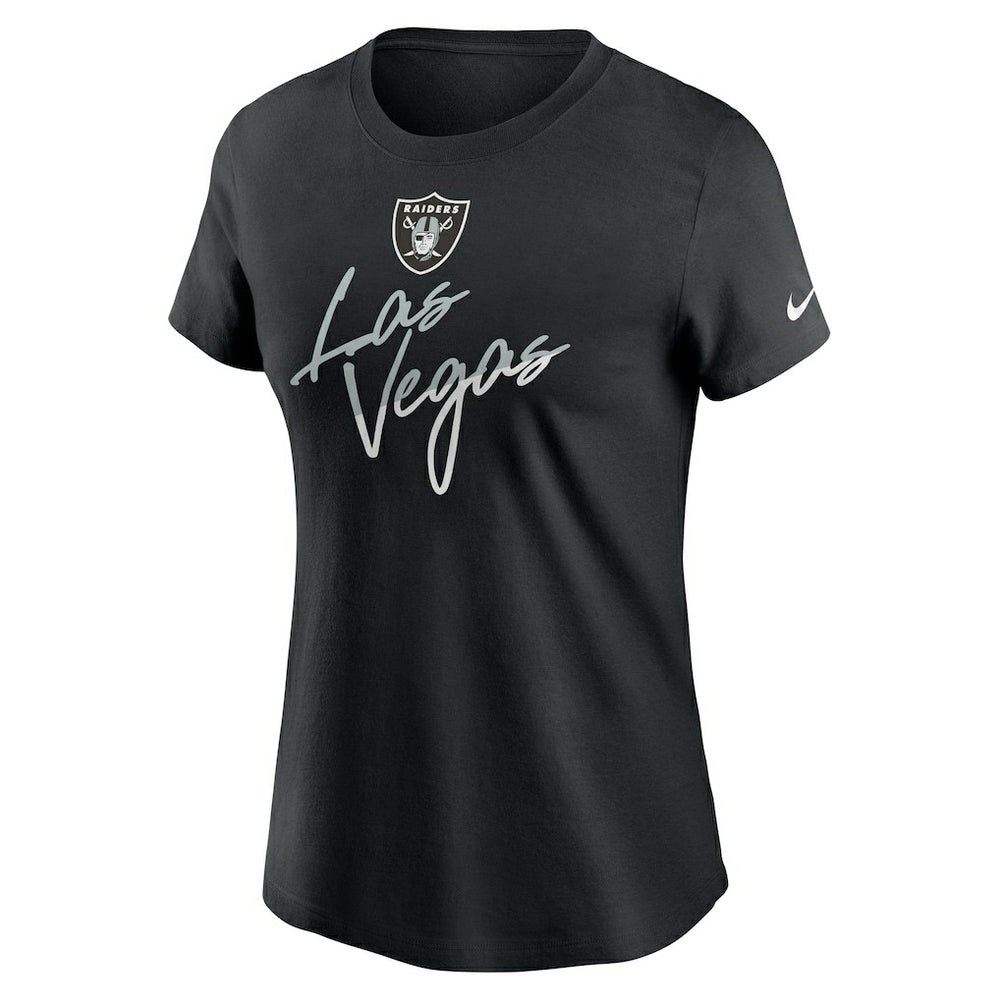 Las Vegas Raiders Nike Women's Team City Roll T-Shirt