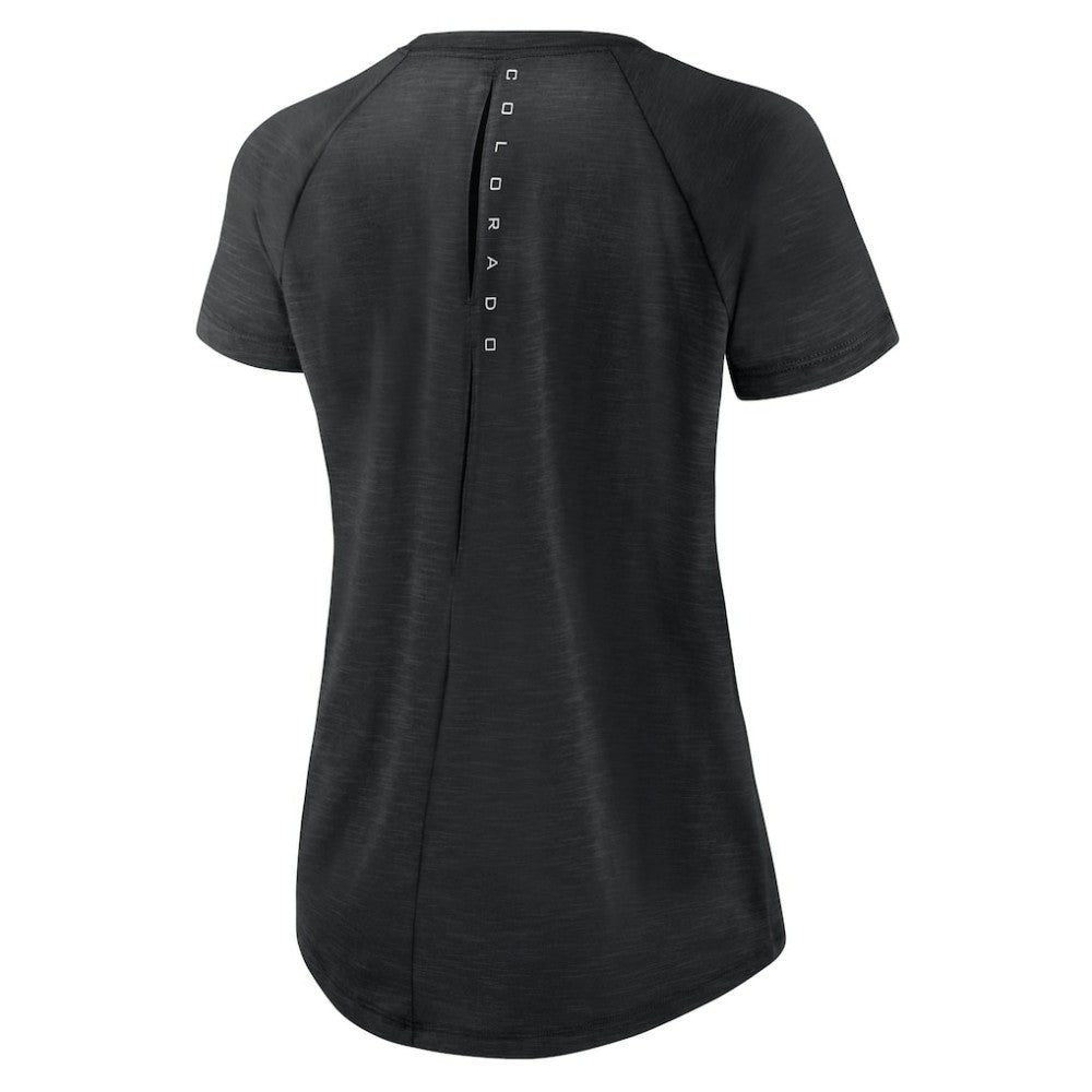 Colorado Rockies Nike Women's Summer Breeze Raglan Fashion T-Shirt | MLB Sale