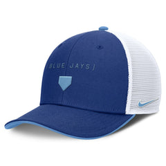 Toronto Blue Jays Nike Rise Diamond Plate Performance Trucker Flex Hat | MLB New