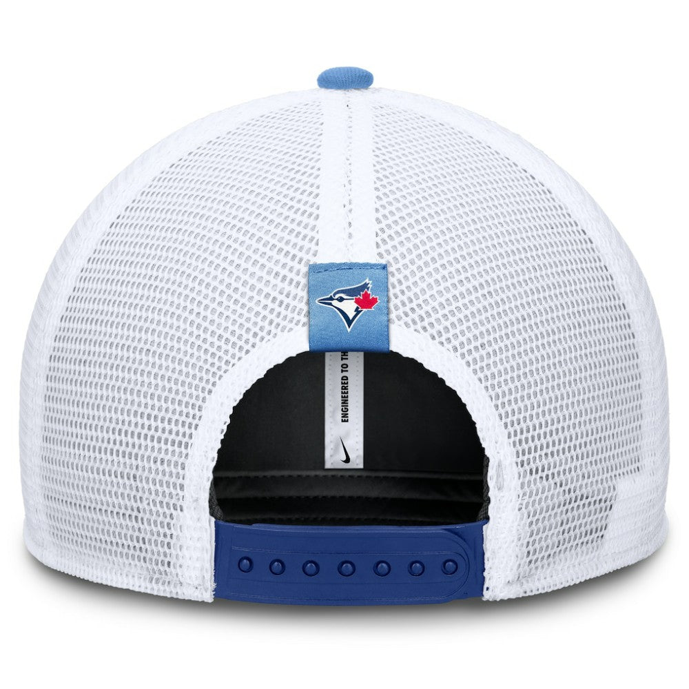Toronto Blue Jays Nike Rise Diamond Plate Performance Trucker Flex Hat | MLB New