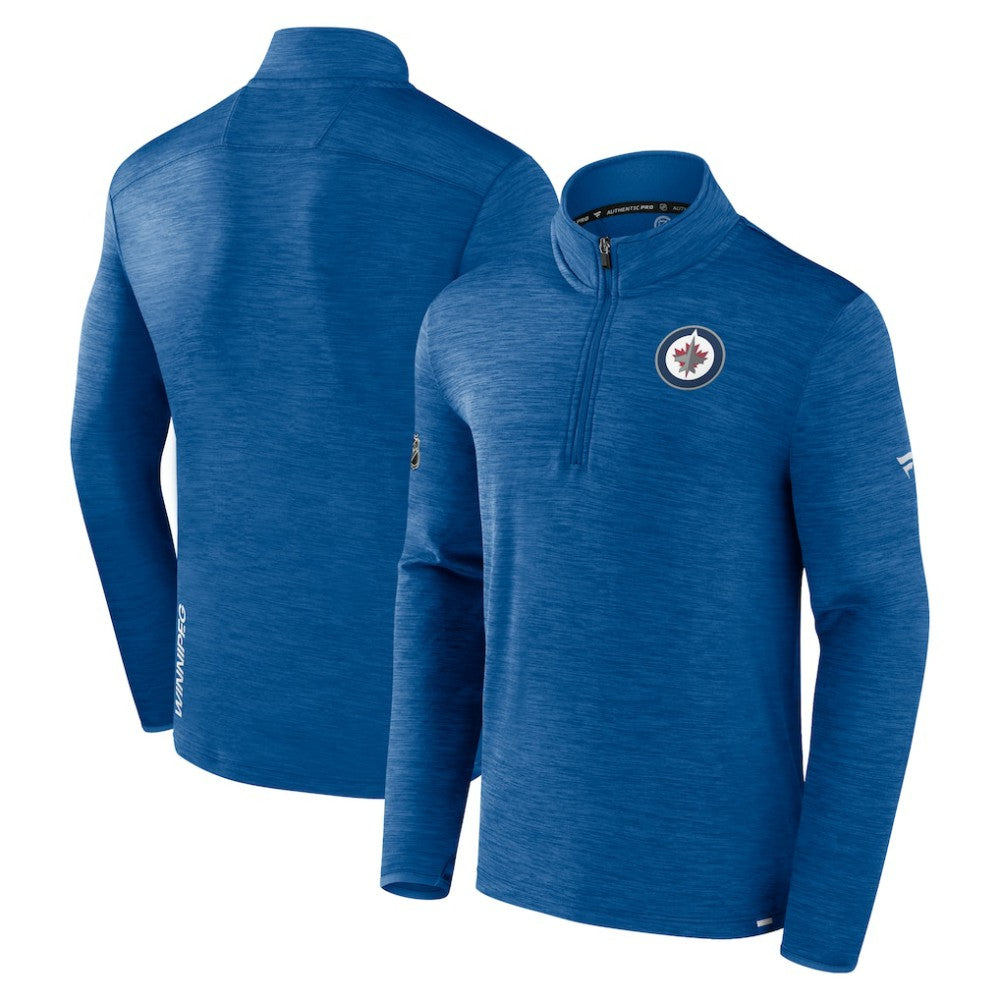 Winnipeg Jets Fanatics Authentic Pro Lightweight Quarter-Zip Pullover Outlet