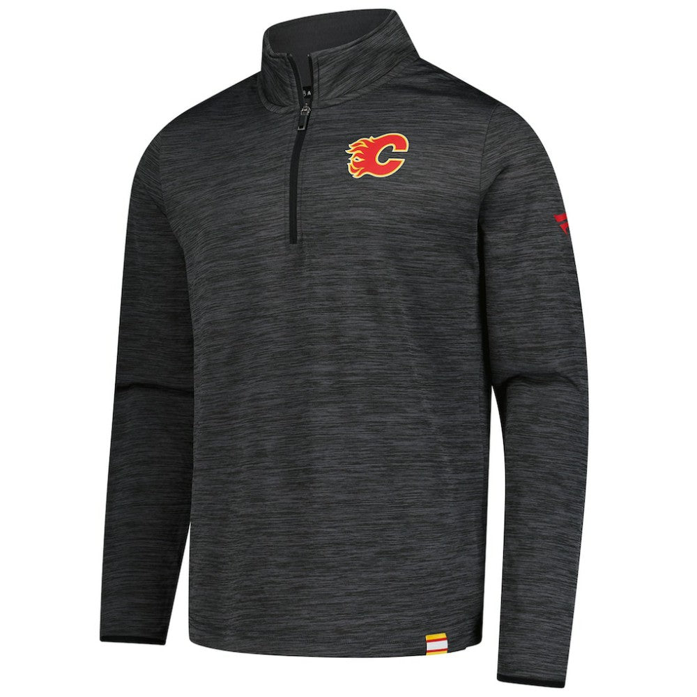 Calgary Flames Fanatics Authentic Pro Lightweight Quarter-Zip Pullover Discount
