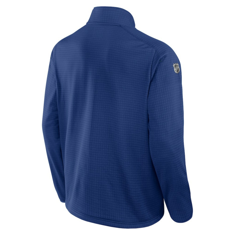 Vancouver Canucks Fanatics Authentic Pro Rink Quarter-Zip Top On Sale