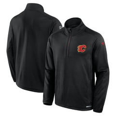 Calgary Flames Fanatics Authentic Pro Rink Quarter-Zip Top Discount