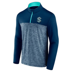 Seattle Kraken Fanatics Iconic Defender Quarter-Zip Jacket Sale