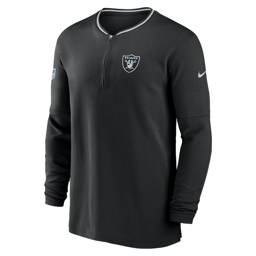 Las Vegas Raiders Nike Coach Half-Zip Sweatshirt