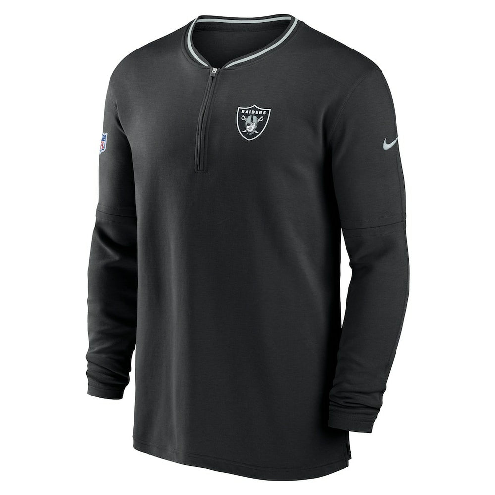 Las Vegas Raiders Nike Coach Half-Zip Sweatshirt