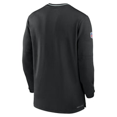 Las Vegas Raiders Nike Coach Half-Zip Sweatshirt