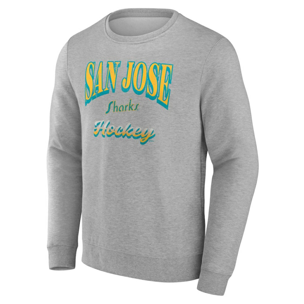 San Jose Sharks Fanatics Light the Candle Fleece Pullover Sweatshirt Discount