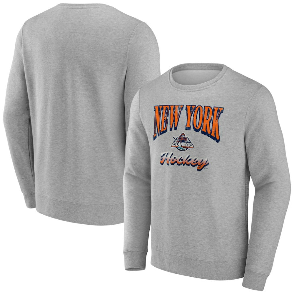 New York Islanders Fanatics Light the Candle Fleece Pullover Sweatshirt On Sale