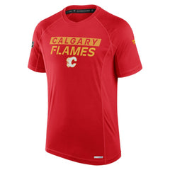 Calgary Flames Fanatics Authentic Pro Rink Tech T-Shirt Discount