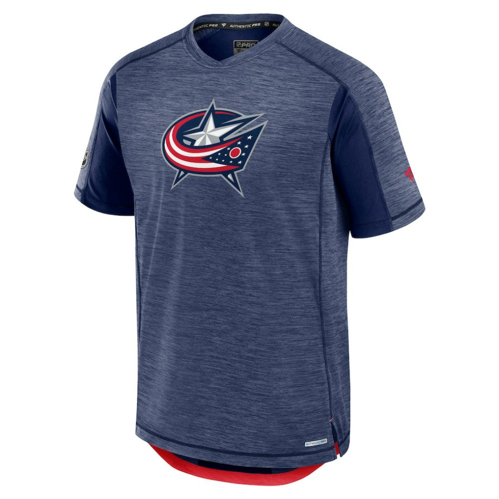 Columbus Blue Jackets Fanatics Authentic Pro Rink Performance T-Shirt Outlet