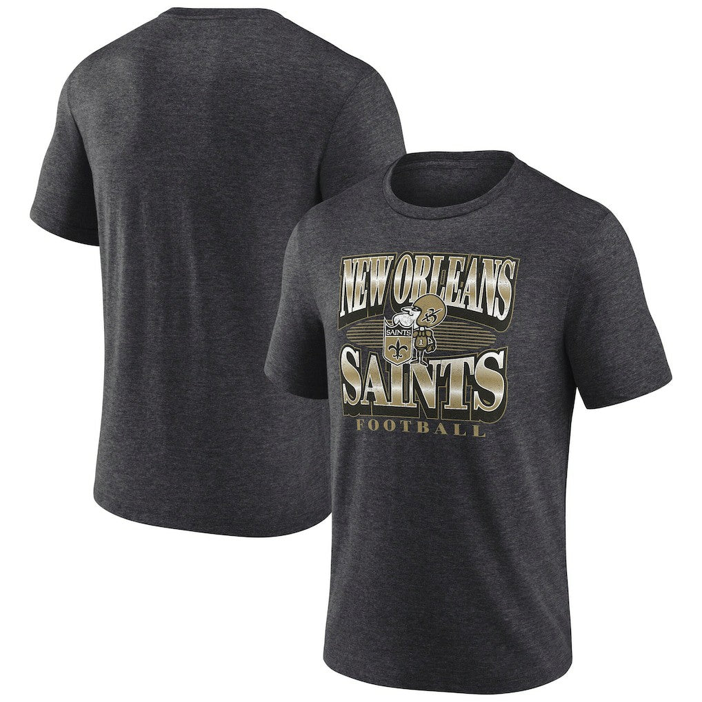 New Orleans Saints Fanatics Extreme Tackle Tri-Blend T-Shirt