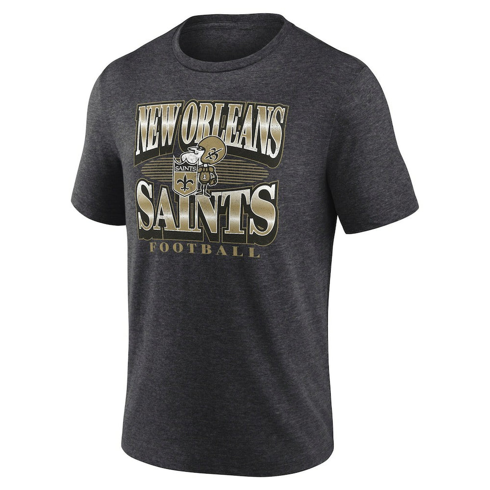 New Orleans Saints Fanatics Extreme Tackle Tri-Blend T-Shirt