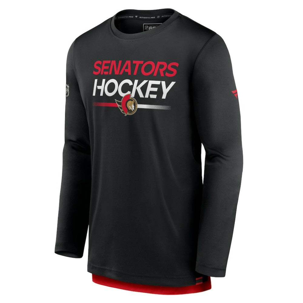 Ottawa Senators Fanatics Authentic Pro Tech Long Sleeve T-Shirt Discount