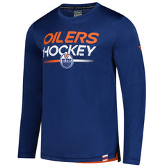 Edmonton Oilers Fanatics Authentic Pro Tech Long Sleeve T-Shirt Sale