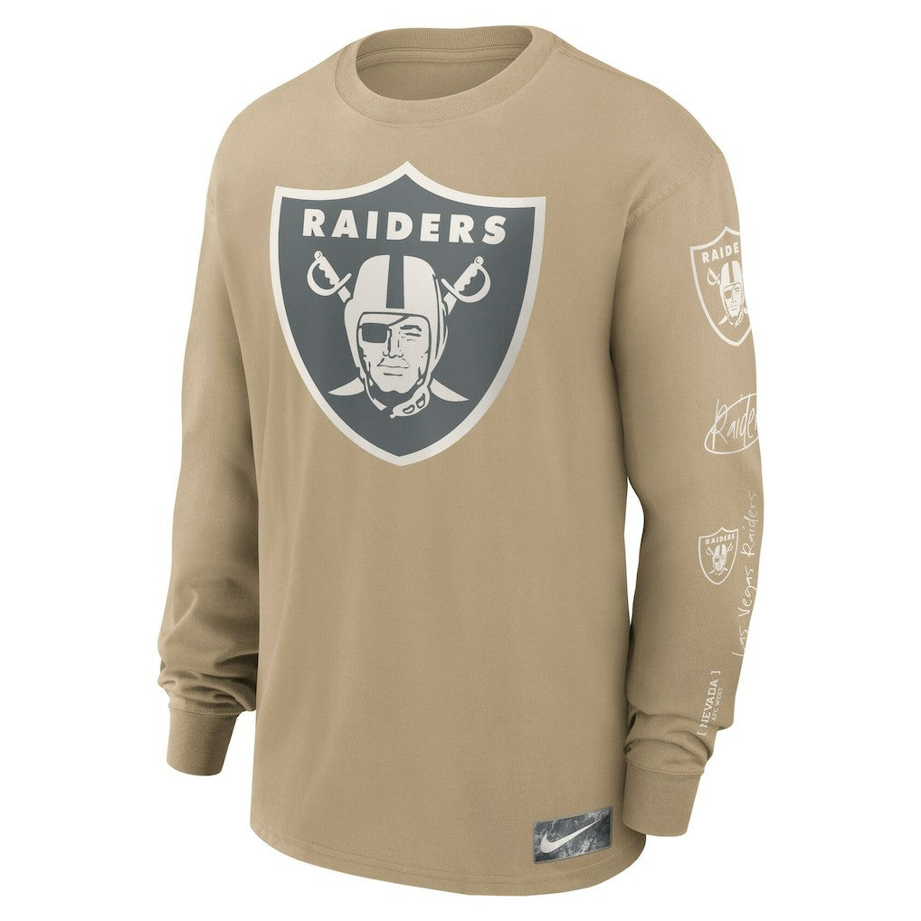 Las Vegas Raiders Nike Essential Statement Max90 Long Sleeve T-Shirt