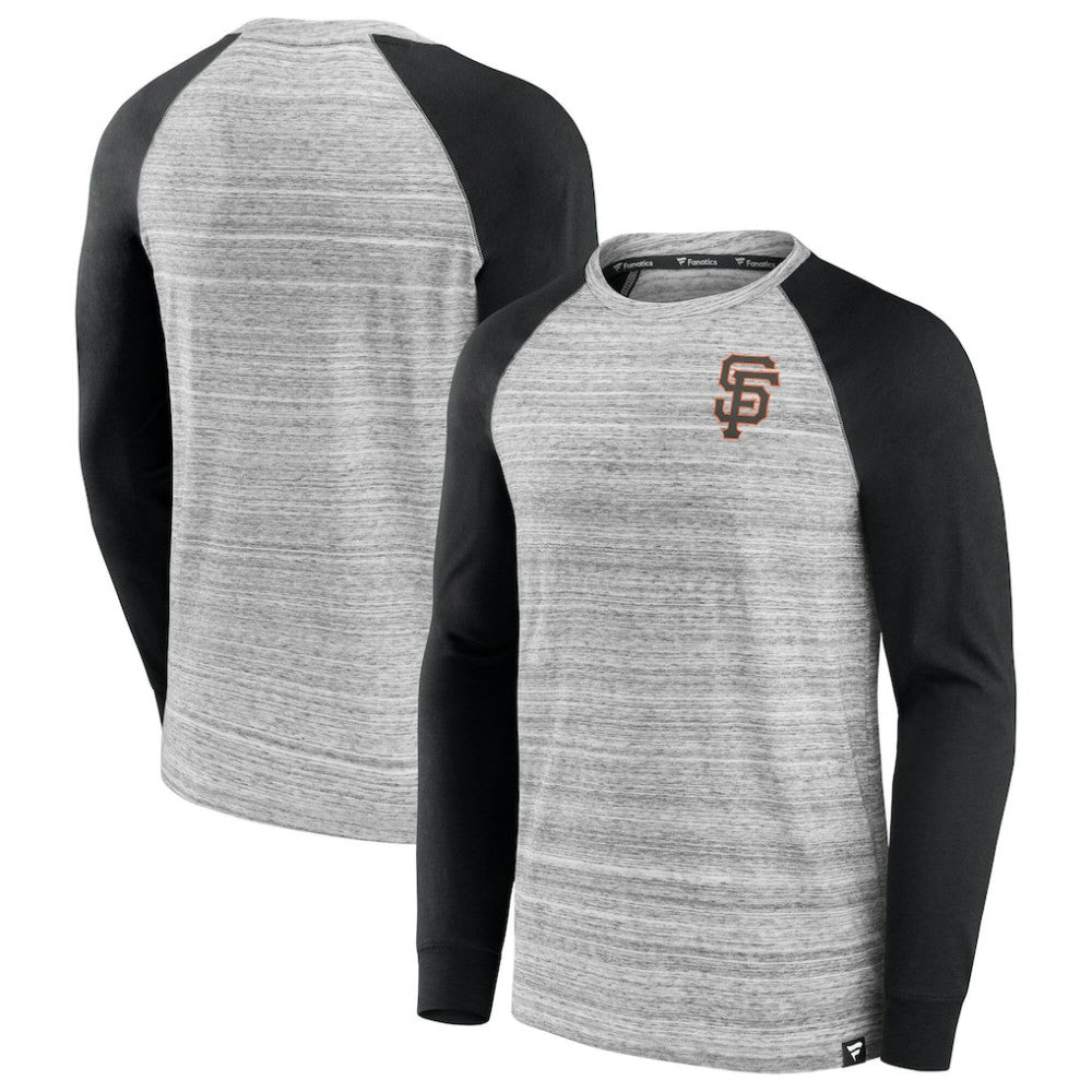 San Francisco Giants Fanatics Iconic Streaky Raglan Long Sleeve T-Shirt | MLB For sale