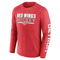 Detroit Red Wings Fanatics Sweep Iconic Synthetic Long Sleeve T-Shirt On Sale