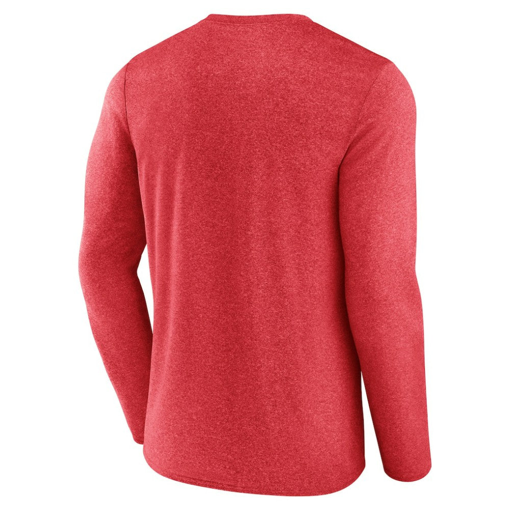 Detroit Red Wings Fanatics Sweep Iconic Synthetic Long Sleeve T-Shirt On Sale