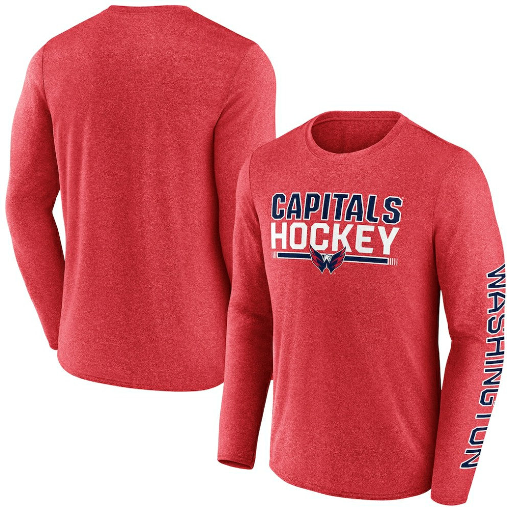 Washington Capitals Fanatics Sweep Iconic Synthetic Long Sleeve T-Shirt Sale