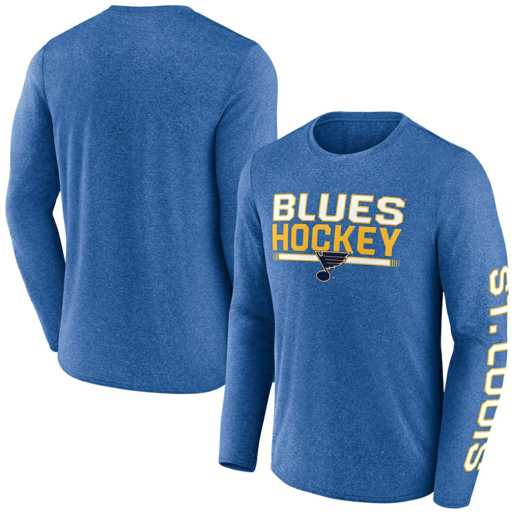 St. Louis Blues Fanatics Sweep Iconic Synthetic Long Sleeve T-Shirt Online