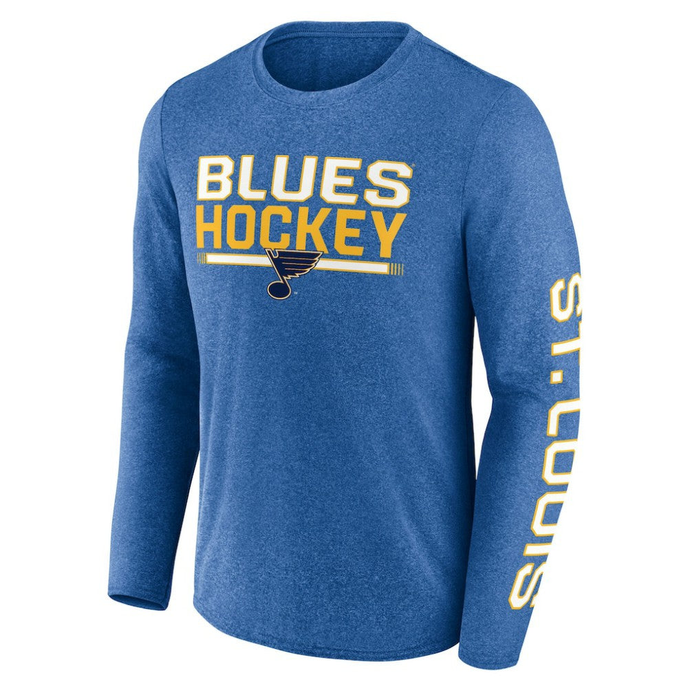St. Louis Blues Fanatics Sweep Iconic Synthetic Long Sleeve T-Shirt Online