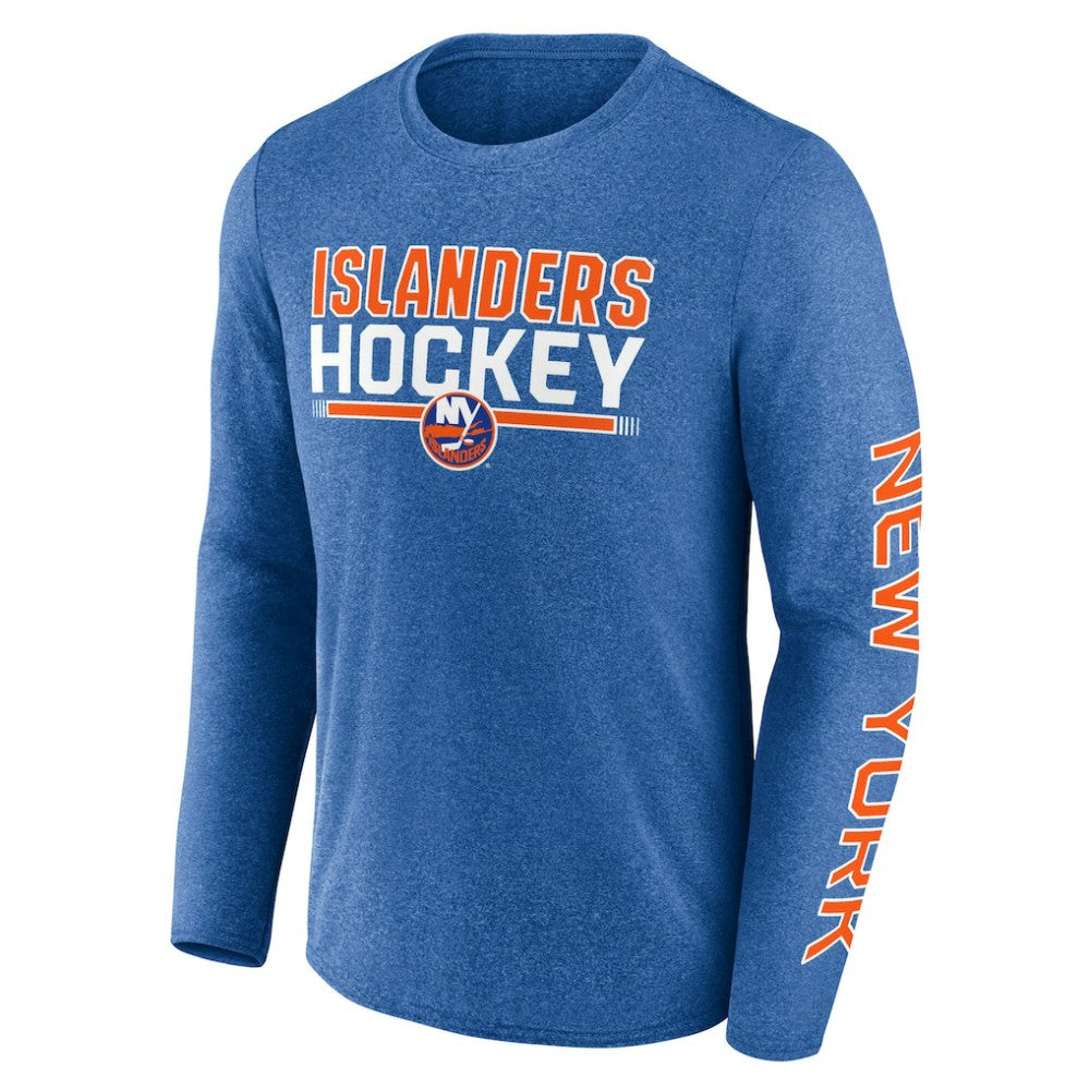 New York Islanders Fanatics Sweep Iconic Synthetic Long Sleeve T-Shirt For Sale