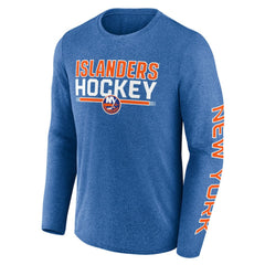 New York Islanders Fanatics Sweep Iconic Synthetic Long Sleeve T-Shirt For Sale