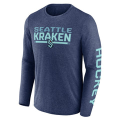 Seattle Kraken Fanatics Sweep Iconic Synthetic Long Sleeve T-Shirt For Sale