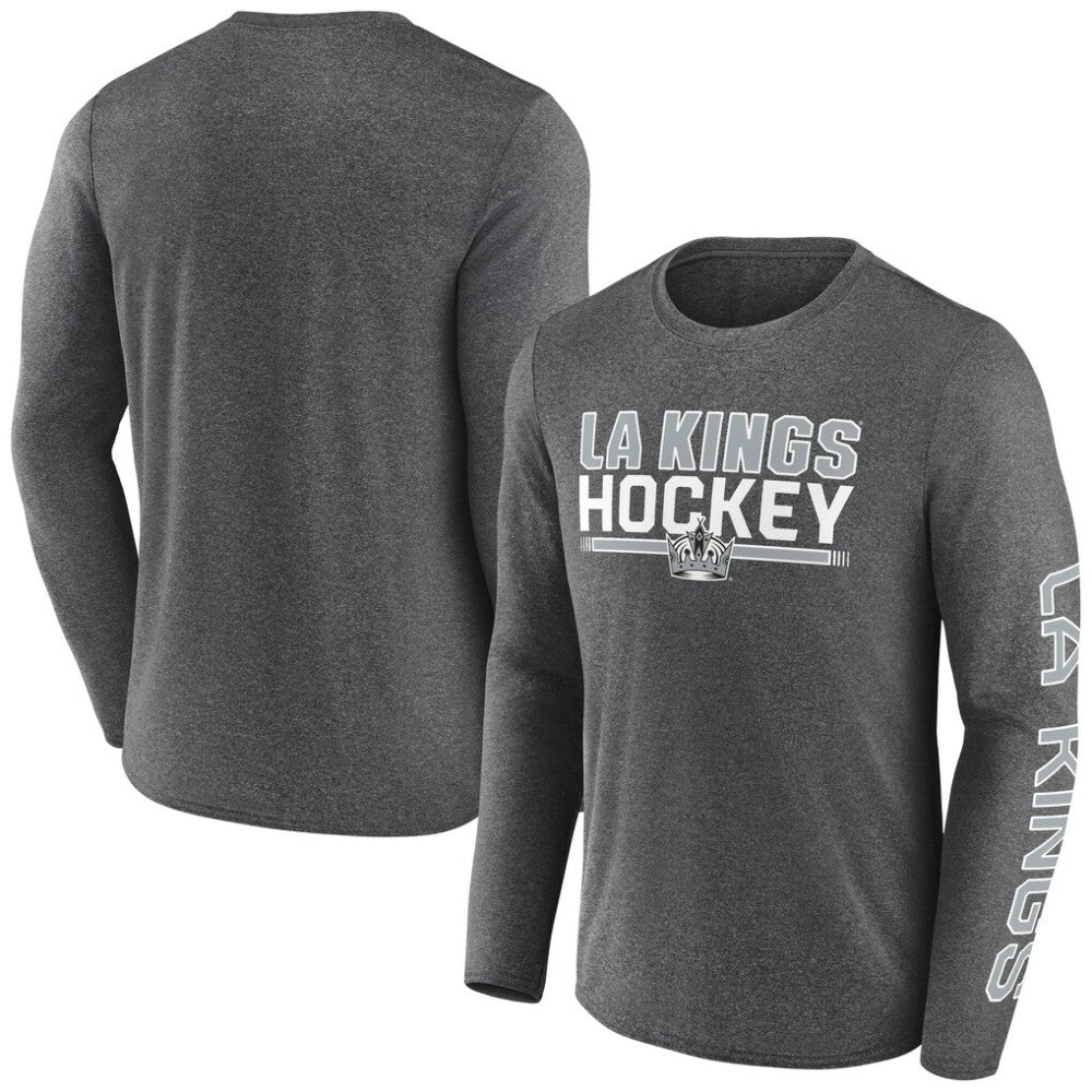 Los Angeles Kings Fanatics Sweep Iconic Synthetic Long Sleeve T-Shirt On Sale