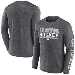Los Angeles Kings Fanatics Sweep Iconic Synthetic Long Sleeve T-Shirt On Sale