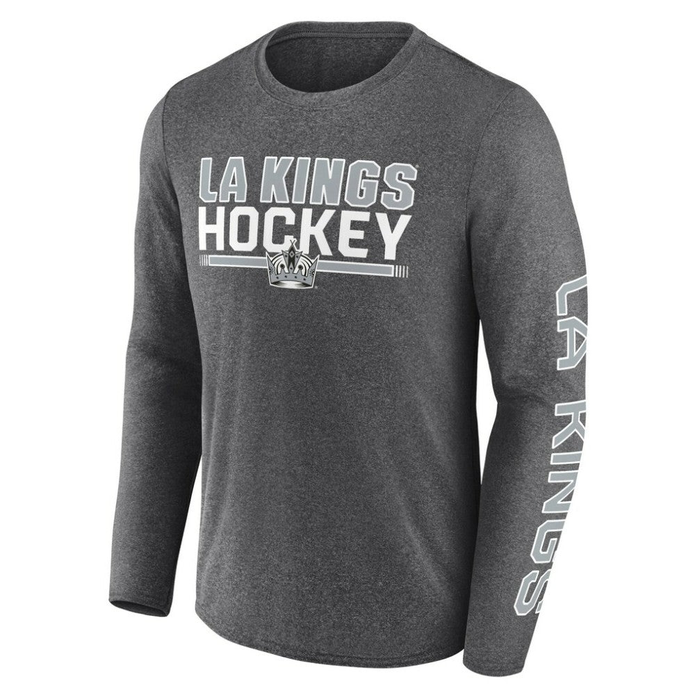 Los Angeles Kings Fanatics Sweep Iconic Synthetic Long Sleeve T-Shirt On Sale