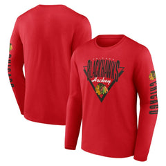Chicago Blackhawks Fanatics Headline Long Sleeve T-Shirt Sale