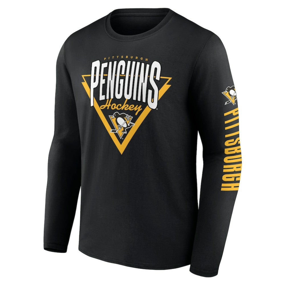 Pittsburgh Penguins Fanatics Headline Long Sleeve T-Shirt Discount