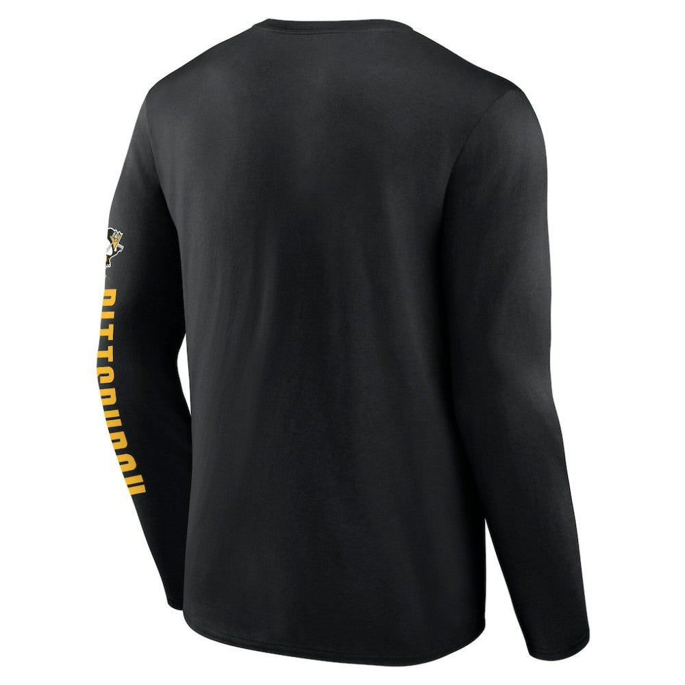 Pittsburgh Penguins Fanatics Headline Long Sleeve T-Shirt Discount