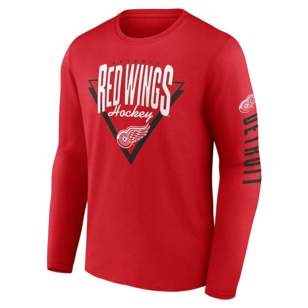 Detroit Red Wings Fanatics Headline Long Sleeve T-Shirt For Sale