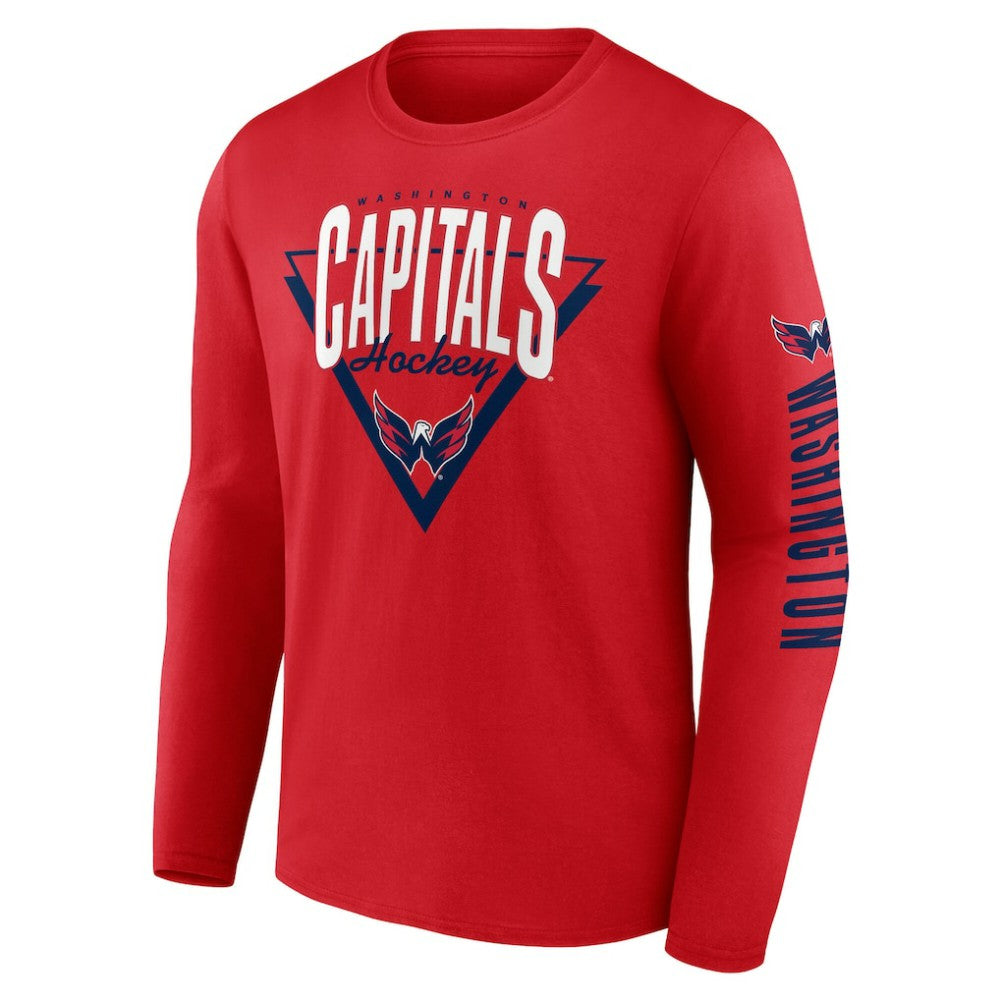 Washington Capitals Fanatics Headline Long Sleeve T-Shirt On Sale