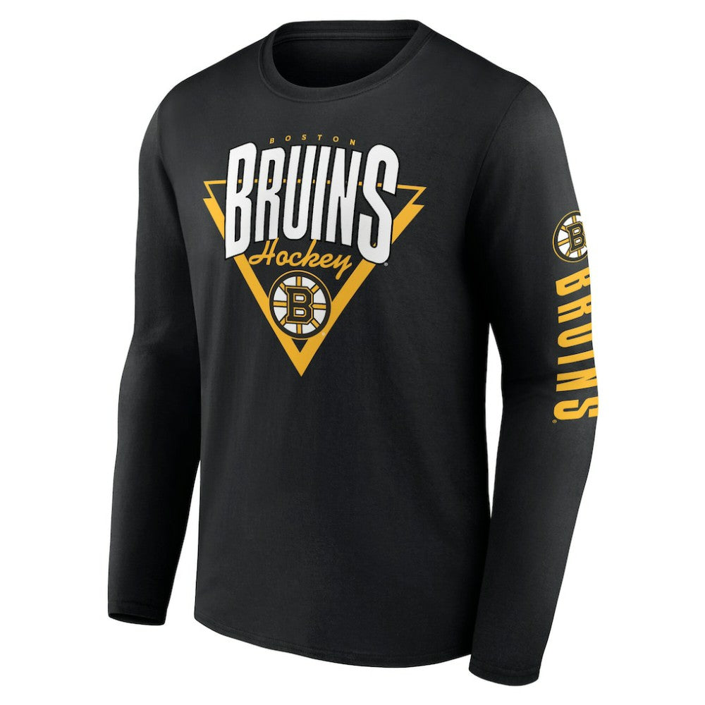 Boston Bruins Fanatics Headline Long Sleeve T-Shirt Discount