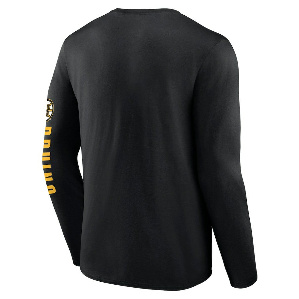 Boston Bruins Fanatics Headline Long Sleeve T-Shirt Discount
