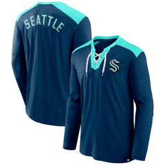 Seattle Kraken Fanatics Iconic Exclusive Long Sleeve T-Shirt Sale