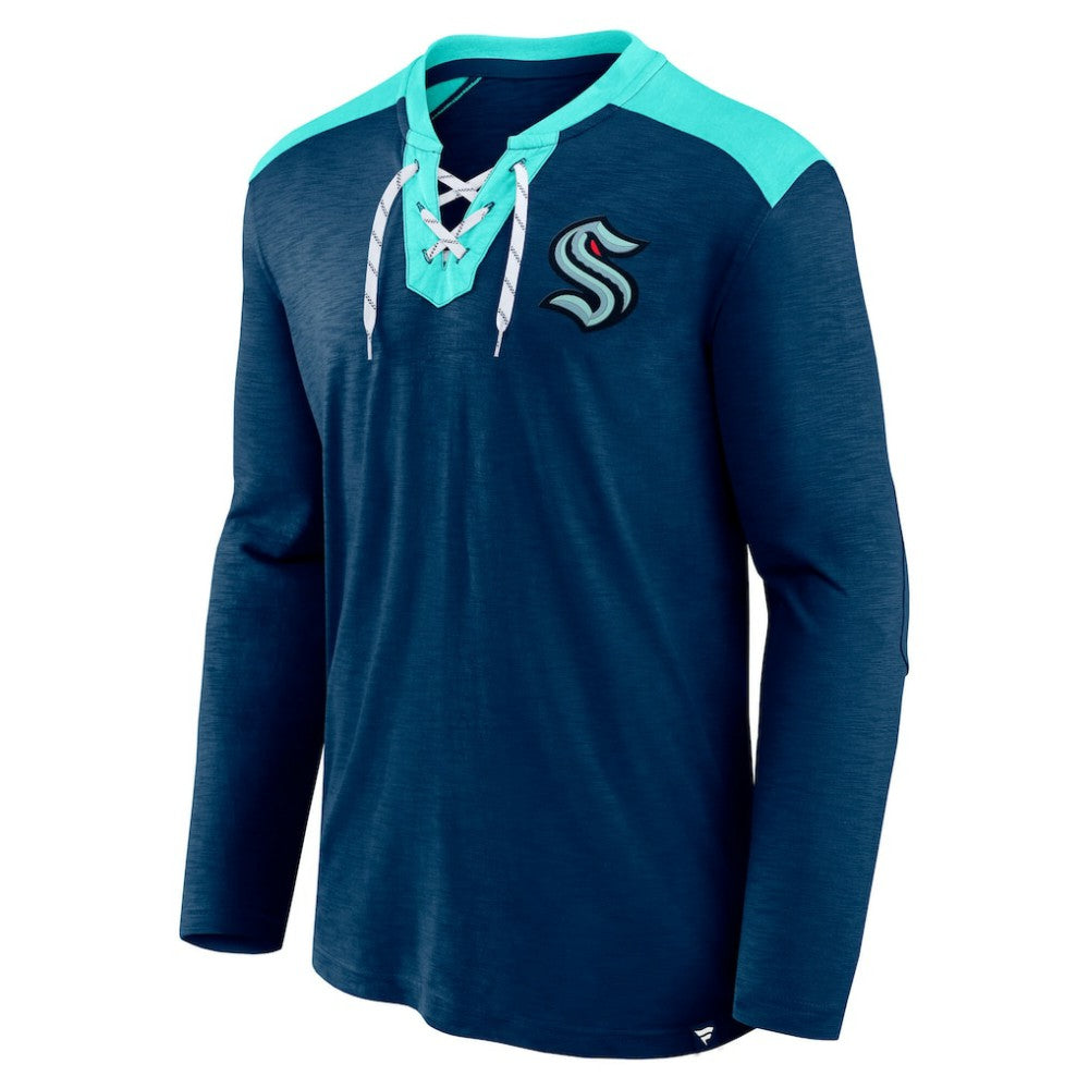 Seattle Kraken Fanatics Iconic Exclusive Long Sleeve T-Shirt Sale