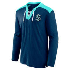 Seattle Kraken Fanatics Iconic Exclusive Long Sleeve T-Shirt Sale