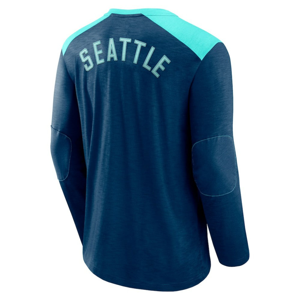 Seattle Kraken Fanatics Iconic Exclusive Long Sleeve T-Shirt Sale