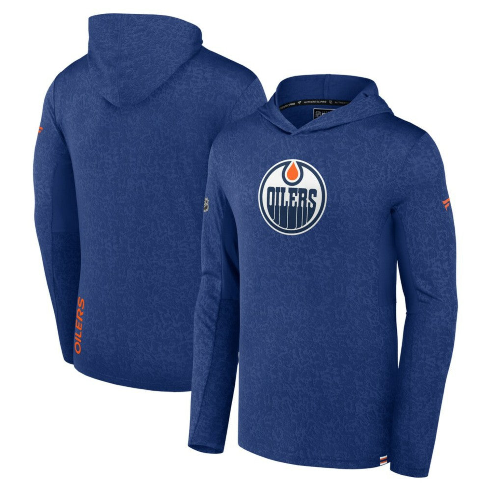 Edmonton Oilers Fanatics Authentic Pro Lightweight Pullover Hoodie Outlet