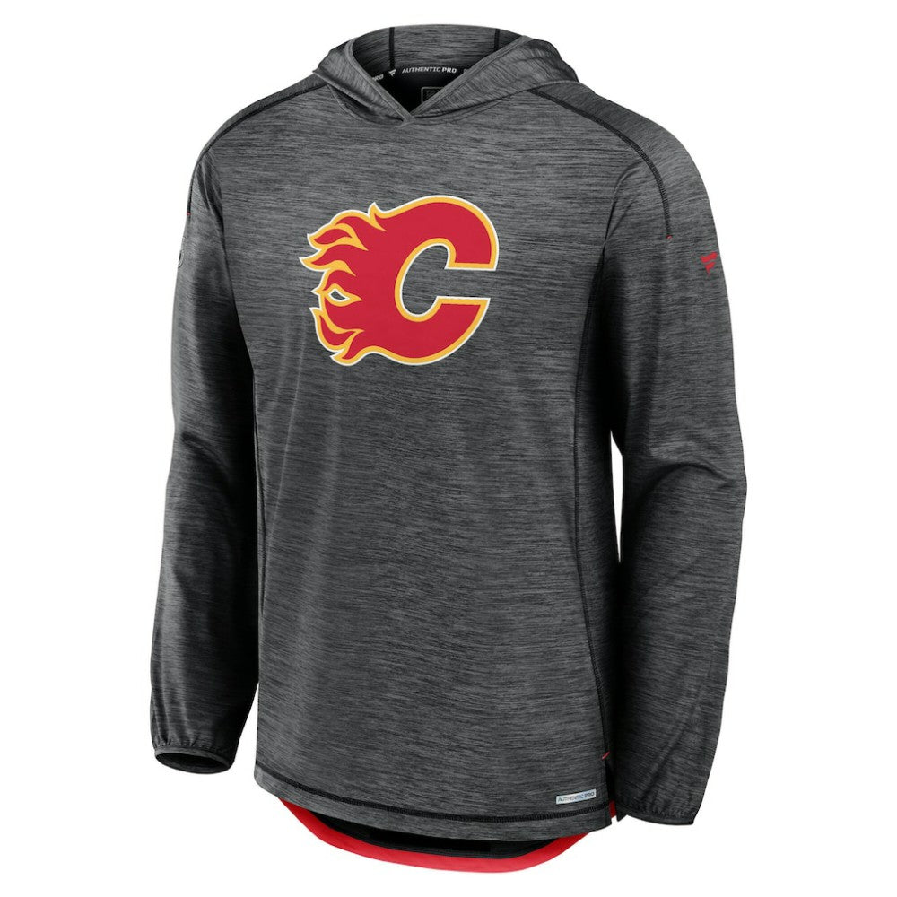 Calgary Flames Fanatics Authentic Pro Rink Pullover Hoodie Outlet
