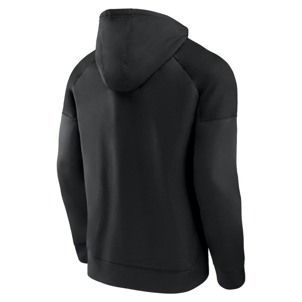 Calgary Flames Fanatics Black Ice Defender Raglan Pullover Hoodie Sale