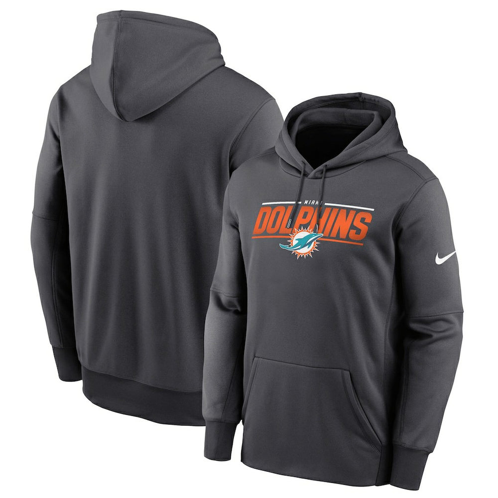 Miami Dolphins Nike Team Muscle Performance Fleece Pullover Hoodie